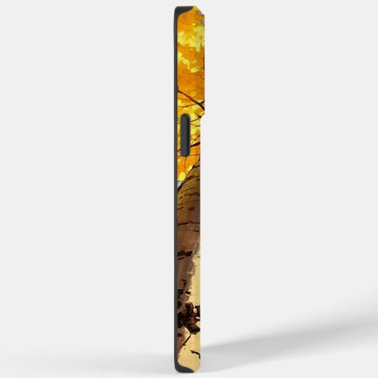 Der goldene Baum während der Herbstsaison Case-Mate iPhone Hülle (Rückseite / Rechts)