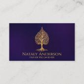 Der goldene Bodhi-Baum Visitenkarte (Vorderseite)