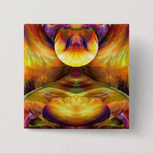 Der goldene Buddha Button (Vorderseite)