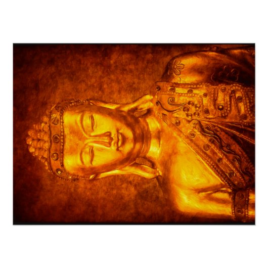 Der goldene Buddha Poster (Vorderseite)