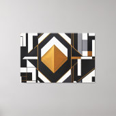 Der Goldene Diamant Leinwanddruck (Vorderseite)