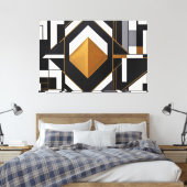 Der Goldene Diamant Leinwanddruck (Insitu (Schlafzimmer))