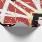 Der goldene Eddie Frankenstein  Geschenkpapier (Ecke)