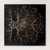 Der goldene Eule-Baum Puzzle (Horizontal)