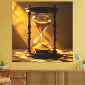 „Der goldene Fluss der Zeit“ Leinwanddruck (Insitu (Wohnzimmer))