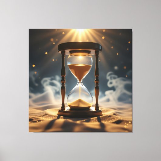 „Der goldene Fluss der Zeit“ Leinwanddruck (Vorderseite)