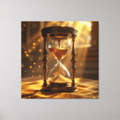 „Der goldene Fluss der Zeit“ Leinwanddruck (Vorderseite)