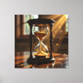 „Der goldene Fluss der Zeit“ Leinwanddruck (Vorderseite)