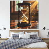 „Der goldene Fluss der Zeit“ Leinwanddruck (Insitu (Schlafzimmer))