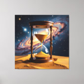 „Der goldene Fluss der Zeit“ Leinwanddruck (Vorderseite)