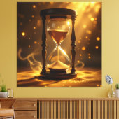 „Der goldene Fluss der Zeit“ Leinwanddruck (Insitu (Wohnzimmer))