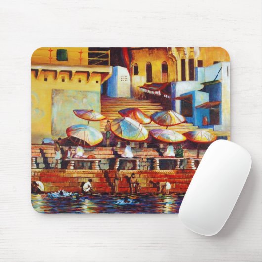 Der goldene Ganges Mousepad (Mit Mouse)