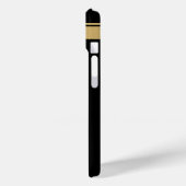 Der goldene Golfer Case-Mate iPhone Hülle (Rückseite / Links)