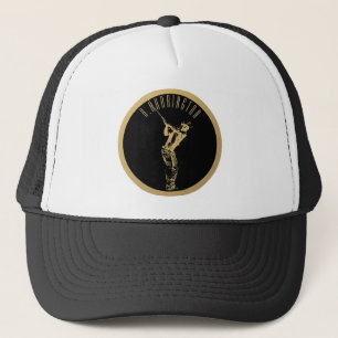 Der goldene Golfer  Truckerkappe