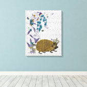 Der goldene Igel Leinwanddruck (Insitu (Holzboden))