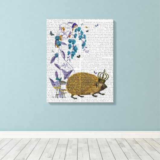 Der goldene Igel Leinwanddruck (Insitu (Holzboden))