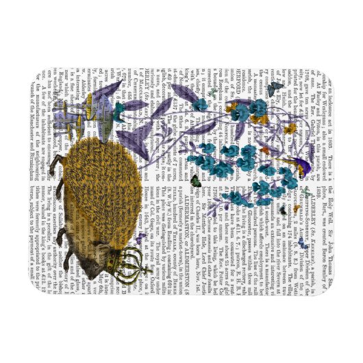 Der goldene Igel Magnet (Horizontal)