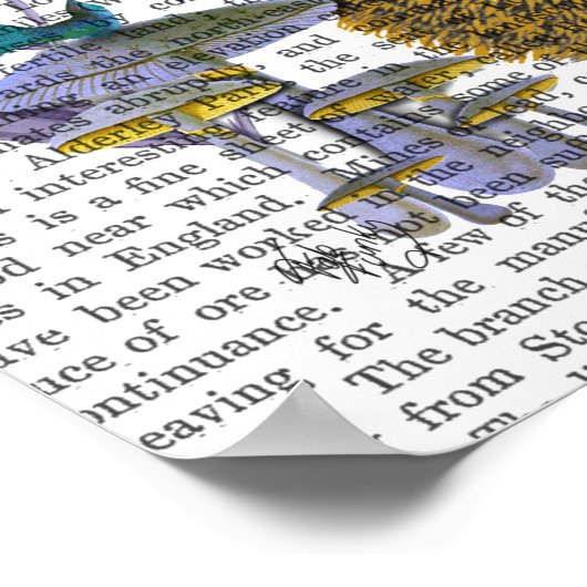 Der goldene Igel Poster (Ecke)