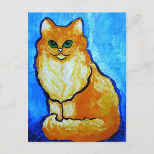 Der Goldene Junge Postkarte (Vorderseite)