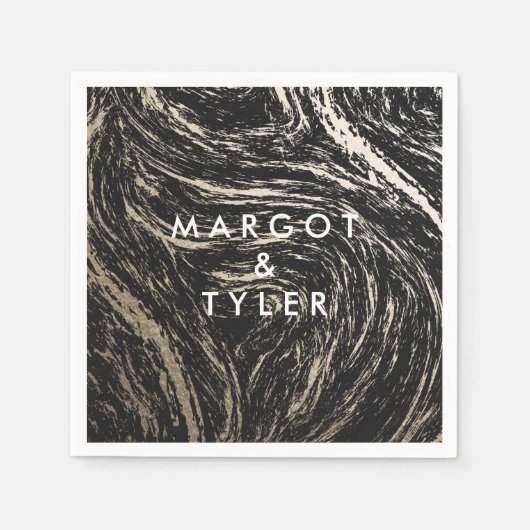 Der goldene Marmor / Neapel Serviette (Vorderseite)