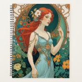Der Goldene Nymph Jugendstil Planer (Vorderseite)