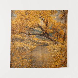 Der Goldene Pfad Klimt-inspiriert Wandteppich
