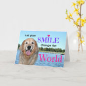 Der goldene Reichtum verändert die Welt Karte (Gelbe Blume)