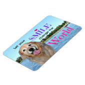 Der goldene Reichtum verändert die Welt Magnet (Linke Seite)