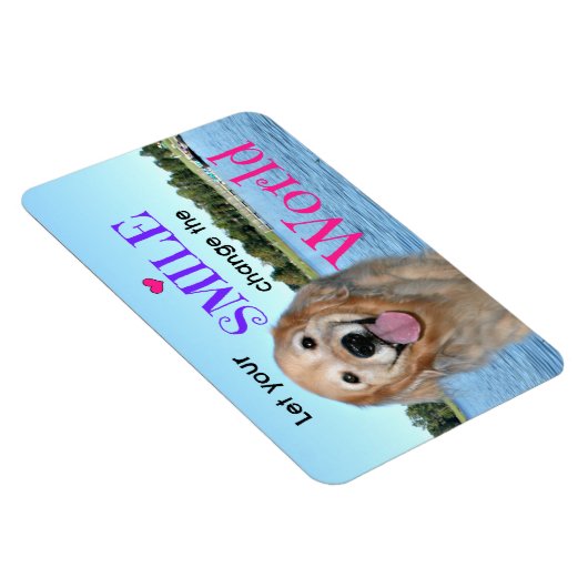 Der goldene Reichtum verändert die Welt Magnet (Rechte Seite)