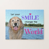 Der goldene Reichtum verändert die Welt Puzzle (Horizontal)