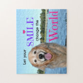 Der goldene Reichtum verändert die Welt Puzzle (Vertikal)