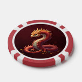 Der goldene Schlangendrache. Pokerchips (Einzeln)