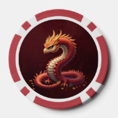 Der goldene Schlangendrache. Pokerchips (Rückseite)
