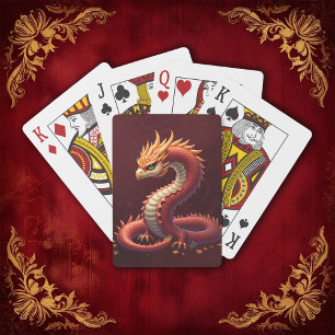 Der goldene Schlangendrache.  Spielkarten