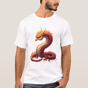 Der goldene Schlangendrache.  T-Shirt
