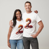 Der goldene Schlangendrache. T-Shirt (Unisex)