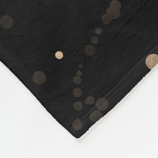 Der goldene Schüssel-Baum Fleecedecke (Ecke)