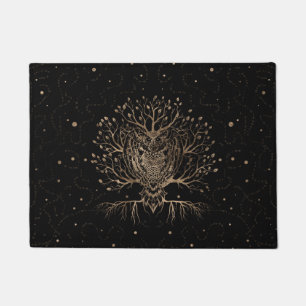 Der goldene Schüssel-Baum Fußmatte