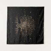 Der goldene Schüssel-Baum Wandteppich (Vorderseite (Horizontal))