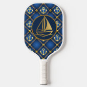 Der goldene Segler  Pickleball Schläger (Vorderseite)