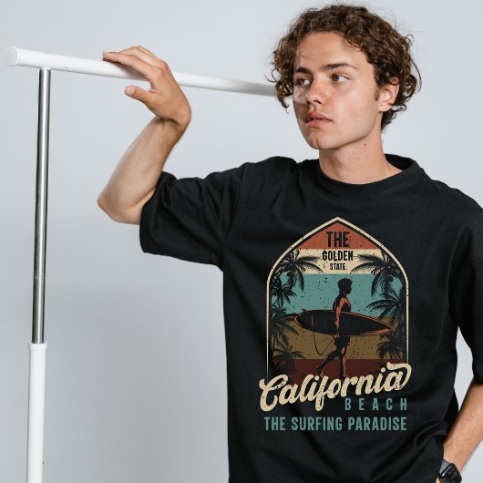 Der goldene Staat California Beach T - Shirt