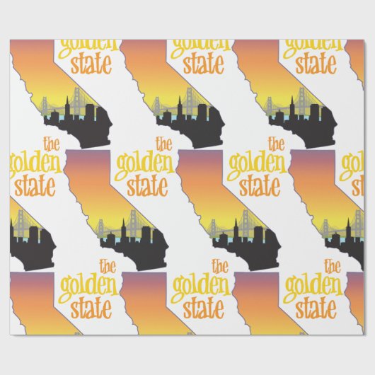 Der goldene Staat Geschenkpapier (Flach)