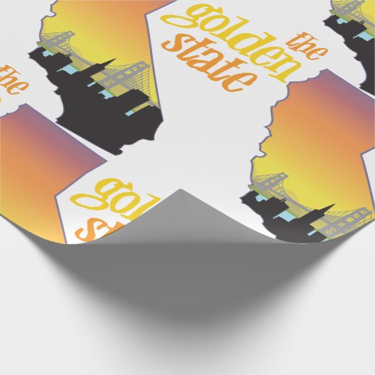 Der goldene Staat Geschenkpapier (Ecke)