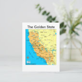 Der goldene Staat Postkarte (Stehend Vorderseite)