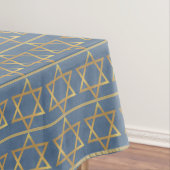 Der goldene Star von David Pattern auf Blue Tischdecke (Beispiel)