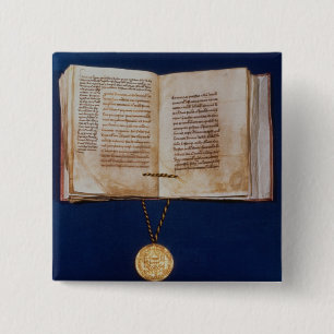 Der goldene Stier von Charles IV Button