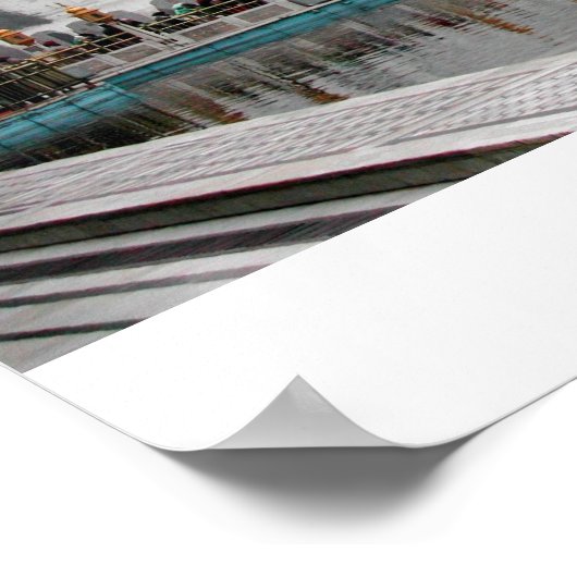 Der Goldene Tempel Poster (Ecke)