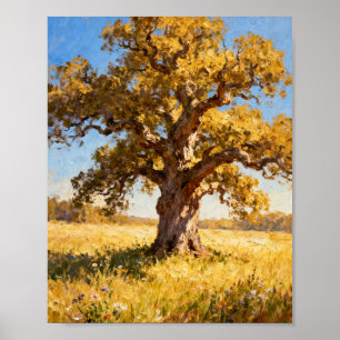 Der Goldene Wächter: Eine impressionistische Studi Poster