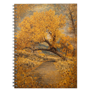 Der goldene Weg Klimt-inspiriert Notizblock