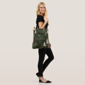 Der goldene Weihnachtswald Tasche (Am Model)